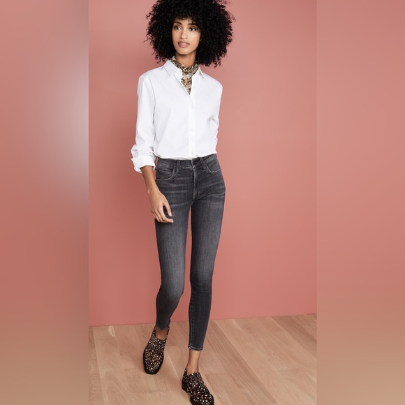 EDWIN 9” Mid Rise Pixie Black Jean NWT Size 24 - Picture 4 of 15